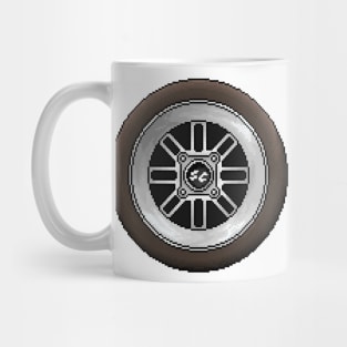 Pixelart Wheels Mug